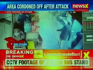 Download Video: Jammu Bus Stand Grenade Attack, CCTV Footage of Blast Site Spot; Area Cordoned Off