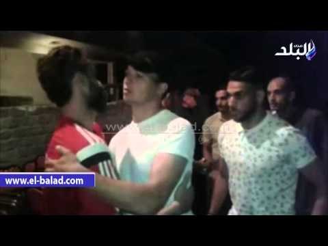 باسم مرسي يتلقي واجب العزاء فى والده بمسقط رأسه بقرية شوبر بطنطا