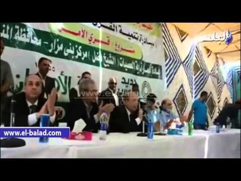 وزير التنمية المحلية يفتتح أعمال إعادة اعمار وتطوير 50 منزلا بالمنيا