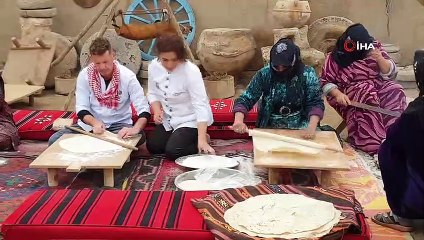 Dünyaca ünlü şefler Harran'da yufka açtı