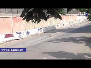 ننشر لحظات إنفجار "قنبلة" بجوار السور الجنوبي لسجن طره