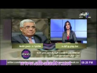 راى حسن نافعة فى المحافظين الجدد