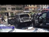 ننشر فيديو جديد للحظة انفجار سيارة النائب العام
