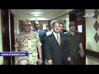 زيارة وزير الداخلية للمصابين من رجال القوات المسلحة