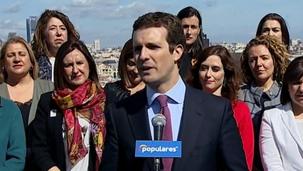 Casado: "No quiero un país en el que se enfrente a mi hija y a mi hijo"