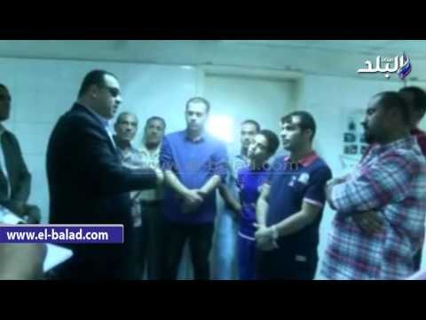 محافظ الفيوم يطمئن على مصابى انفجار قنبلة كوبري السنترال