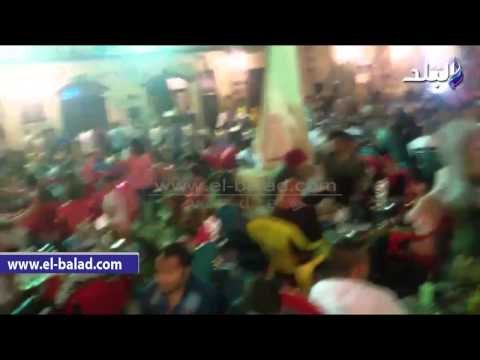 احتفالات ليلة عيد الفطر على كافيهات الحسين