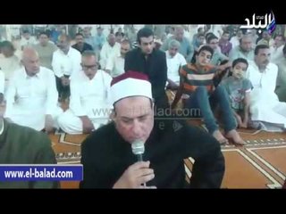 محافظ الشرقية ومدير الأمن ووكيل الأوقاف يؤدون صلاة العيد