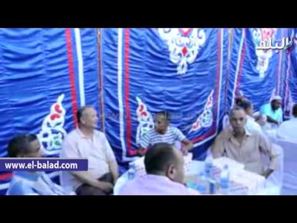 إفطار جماعى للعاملين بتجديد محطتي "كيما 1و2"  بحضور محافظ أسوان