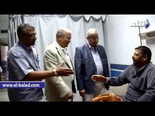"صلاح" يتفقد المركز الطبى للمقاولون العرب ويوزع"كحك العيد" على المرضى
