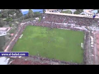 صدى البلد يرصد إقتحام ملعب الأهلي من أعلى برج القاهرة