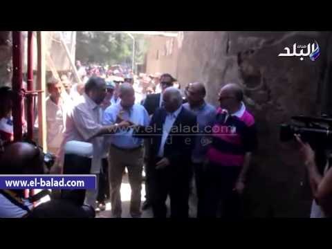 محافظ القاهرة يتفقد أعمال ترميم المنازل المجاورة للقنصلية الإيطالية 1