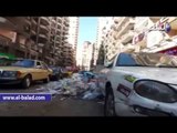 القمامة تغزو شوارع الاسكندرية خلال أيام العيد