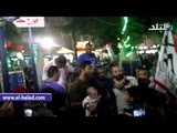 احتفالات ميدو مع جماهير الزمالك بالنادى ‎