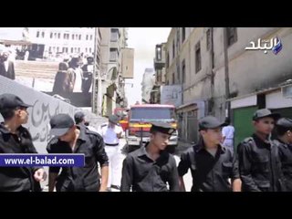 تدمير5مكتبات في حريق الفجالة