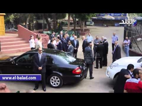 وصول وزيرا الزراعة والري لحديقة الحيوان لافتتاح المتحف الحيواني الكبير