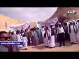 السياح يشاركون أهالي أبو سمبل الفرحة بإفتتاح القناة