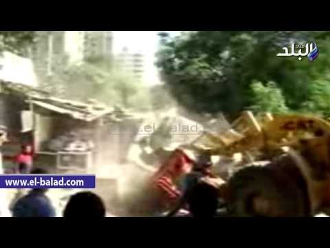 حملة لإزالة الأكشاك المخالفة والإشغالات على كورنيش المعصرة