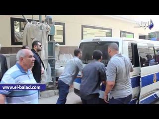 خروج جثمان نور الشريف من مستشفى «الصفا» بالمهندسين