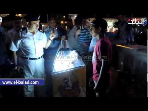 مدير امن مطروح يقود حملة لازالة 80 تعدى على الكهرباء بالكورنيش