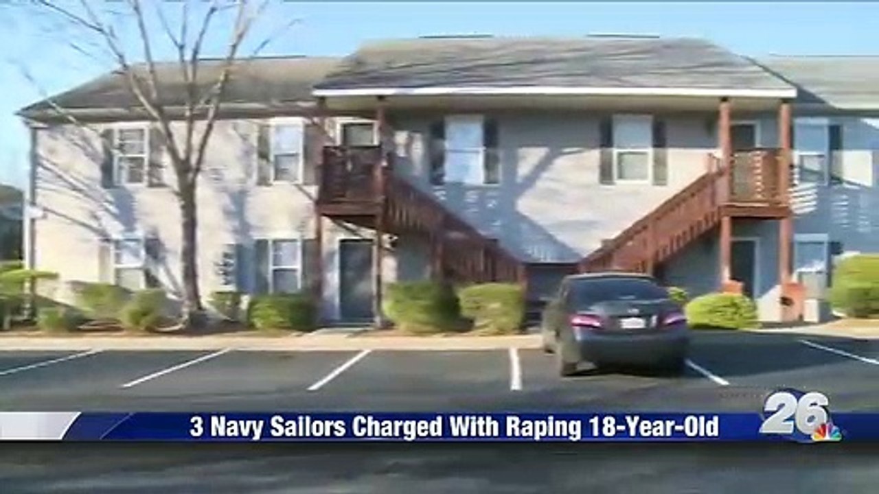 Three U.S. Navy Members Charged With Rape