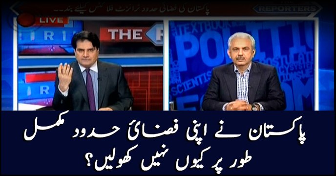 Why hasn't Pakistan fully restored its airspace yet?