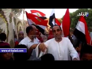 أهالى قرية بالجيزة ينظمون حفلا بمناسبة احتفالات قناة السويس الجديدة