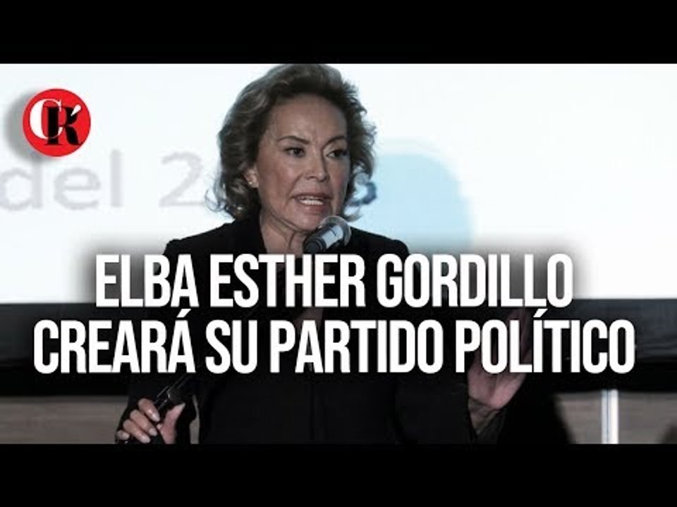 Elba Esther Gordillo creará su partido político