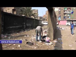 القمامة تحتل "مزلقان إمبابة" وسط غياب المسئولين