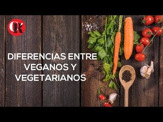 Diferencias entre ser vegano o vegetariano.