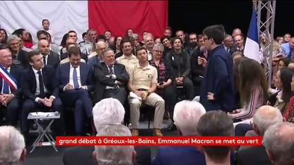 "Quand est-ce que vous allez réagir ?" : un collégien interpelle Emmanuel Macron sur l'urgence climatique