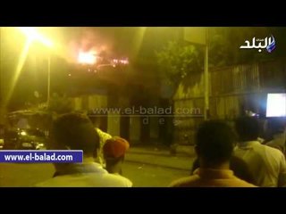 النيران تلتهم سنترال العتبة حتى الدور الخامس