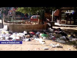 تراكم القمامة بشوارع القناطر