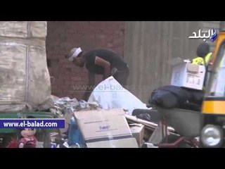 أكياس القمامة تنتشر فى شوارع فيصل