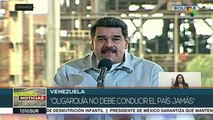 Pdte. Nicolás Maduro: La oligarquía no debe conducir el país jamás