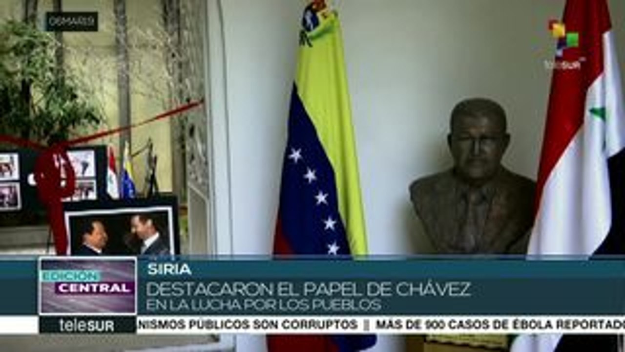 Pueblo sirio conmemora 6 años de la partida física de Hugo Chávez