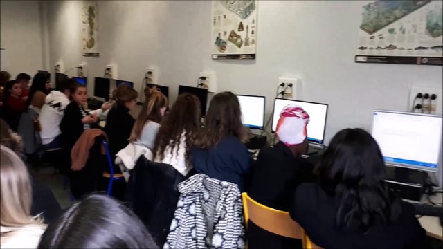 Besançon : vraie-fausse conférence de presse du Gentil Godjo à la fac de Lettres