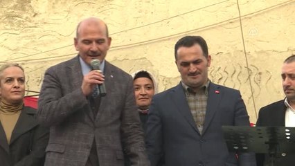 Soylu, Beyoğlu'nda Halka Hitap Etti