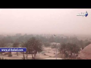 إغلاق طريق «طور سيناء - شرم الشيخ " بسبب العاصفة الترابية