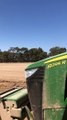 Dust Devil Slowly Moves Across Pasture