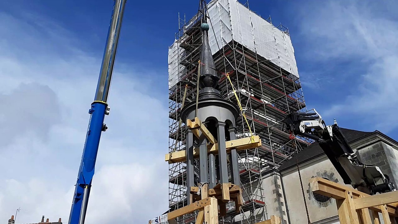Quand l'église de Chantenay, à Nantes, retrouve le haut de son clocher