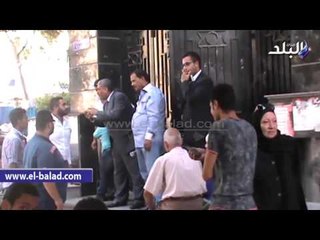 تظاهر المفصولين من معهد هندسة المنصورة أمام التعليم العالى