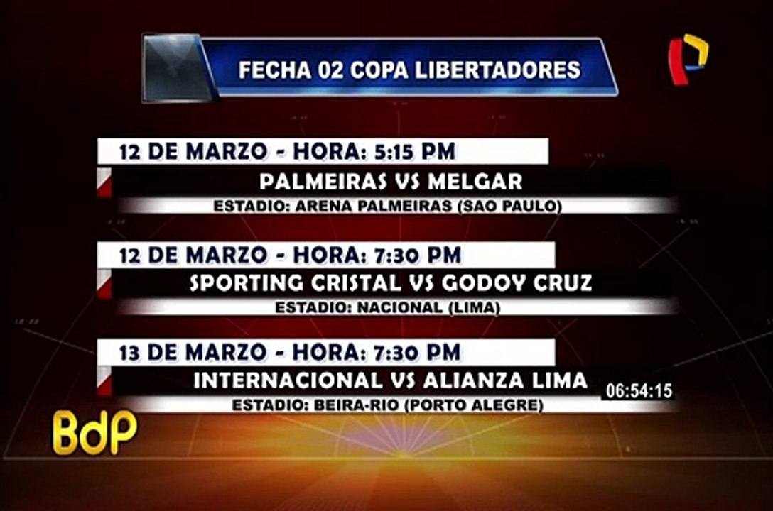 Copa Libertadores: los próximos partidos que se jugarán por la fecha 2