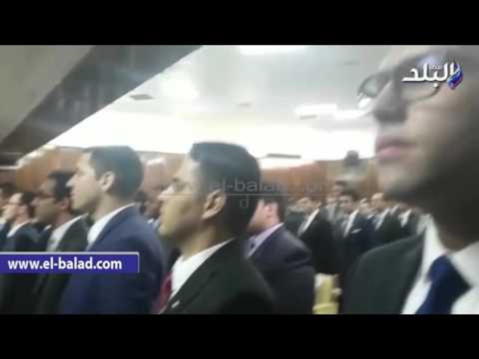 دفعة 2013 يؤدون اليمين القانونية بمجلس الدولة