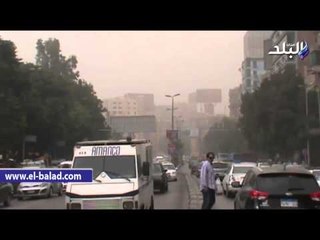 عاصفة ترابية تغطي سماء القاهرة والجيزة لليوم الثانى