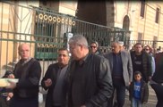 شوبير وسيف زاهر في جنازة والدة خالد لطيف