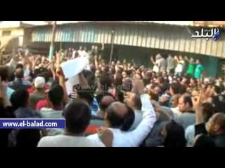 والد الشهيد "أحمد جودة "بالغربية فى جنازة عسكرية لـ"السيسي" :عاوزين نثأر لدماء شهداء