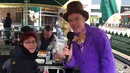 Willy Wonka On The Streets Of Cardiff!
