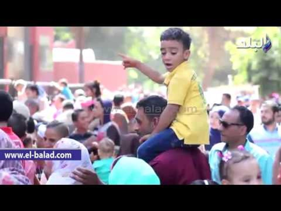 إقبال متزايد للعائلات والأسر على حديقة الحيوان ثالث أيام العيد
