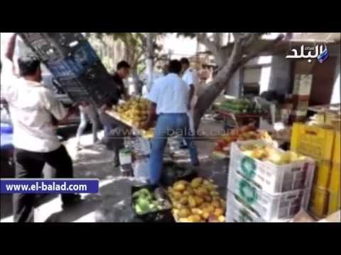 مدير أمن الإسكندرية يقود حملة لإزالة الإشغالات من محطة مصر وسط المدينة